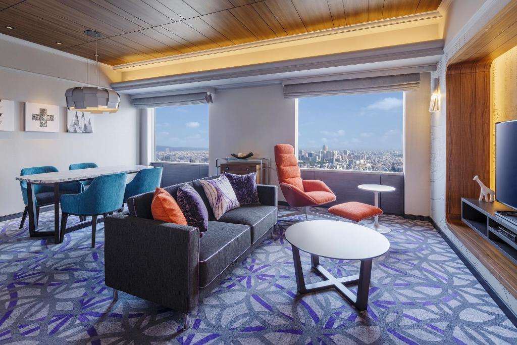 Camera dello Swissotel Nankai Osaka